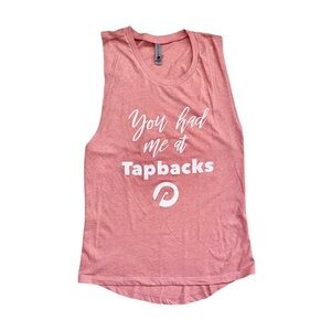 PELOTON women’s tank Tapback cycling workout top size medium